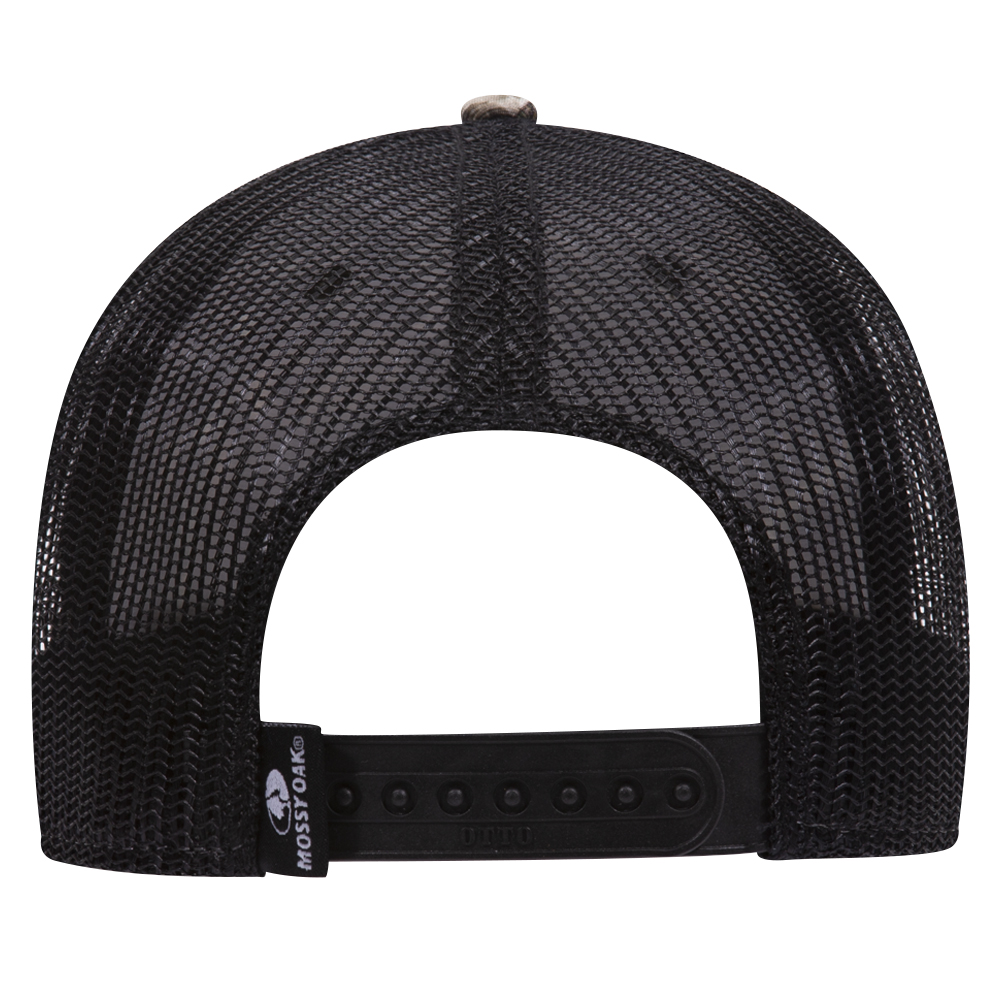 OTTO CAP Mossy Oak Camouflage Superior Polyester Twill 6 Panel Low Profile Mesh Back Baseball Cap 12