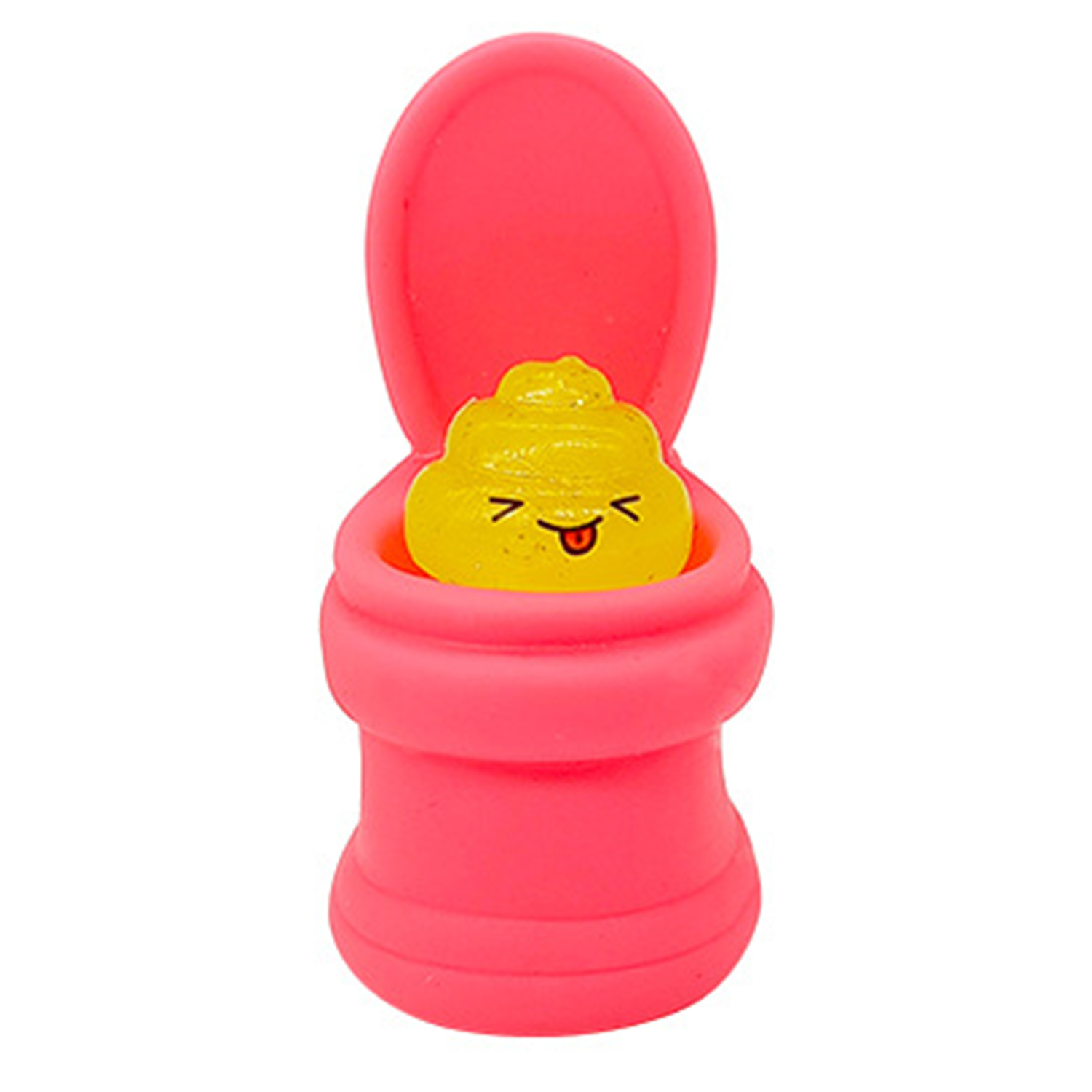 Creative Squeeze Decompression Toilet Shape Poop Ball Toy 2