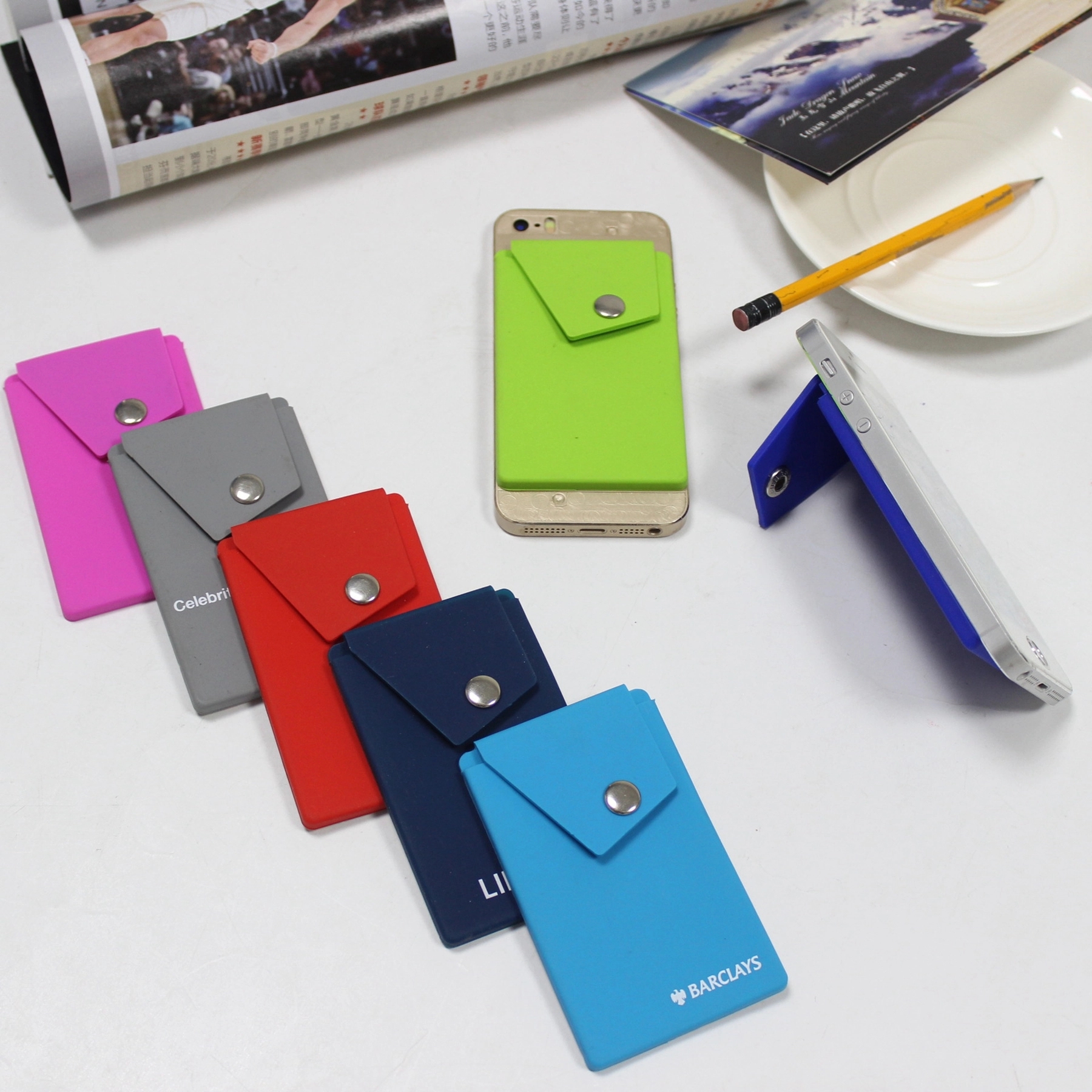 Silicone Phone Pocket With Stand 8