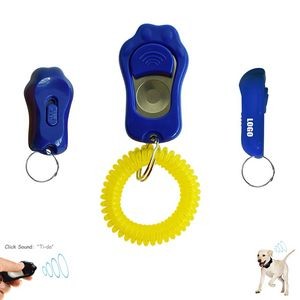 Durable Metal Pet Sound Clicker With Elastic Band 35