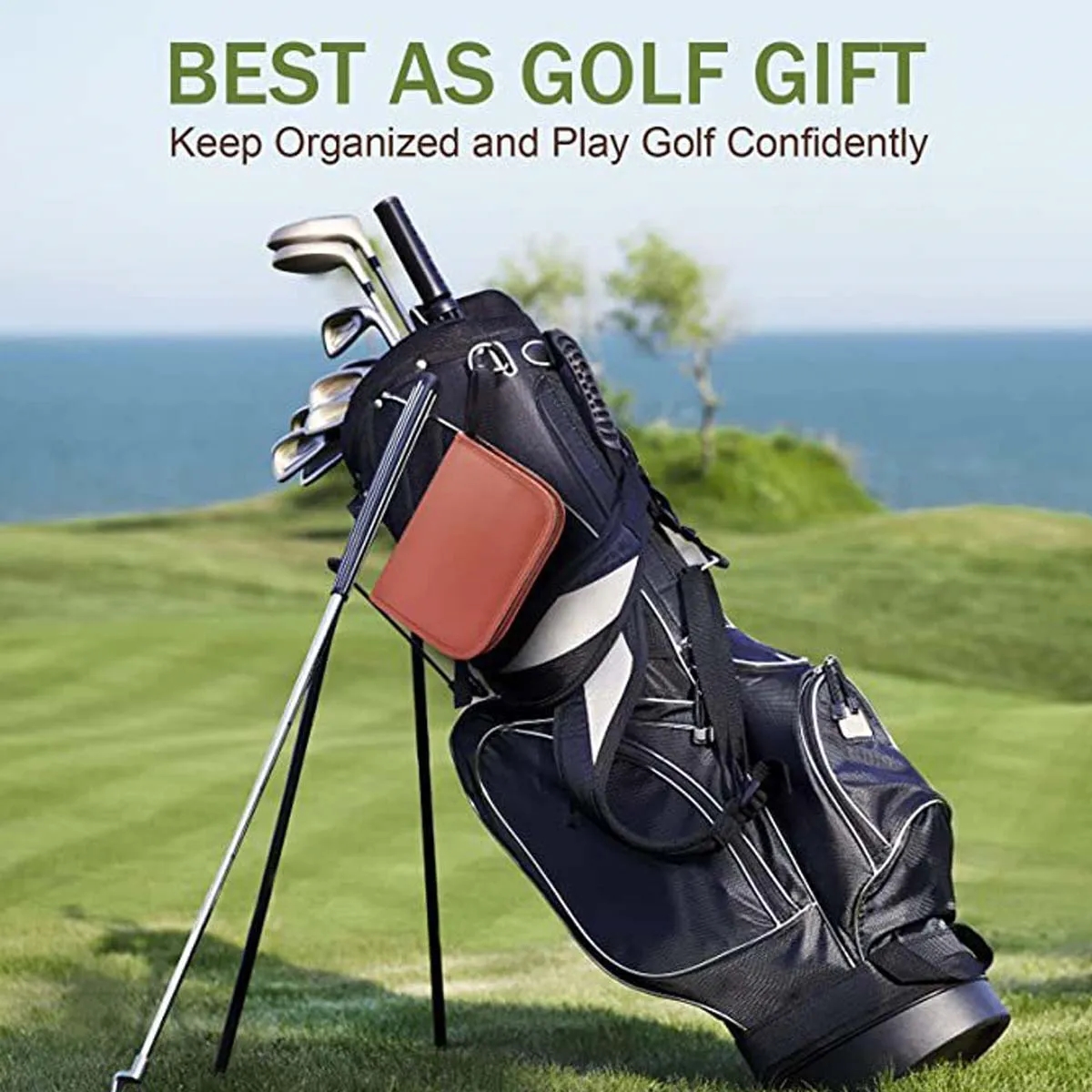 In Stock Custom PU leather Hi-End Case Golf Bag 6
