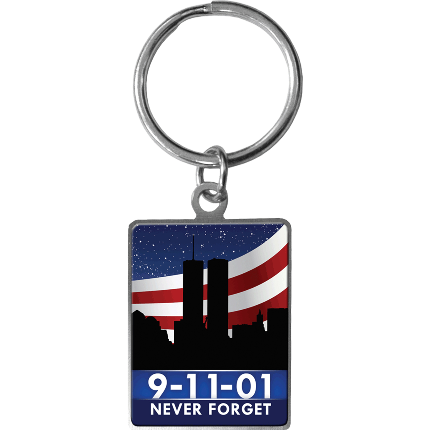 Digistock Keychains: 1 1/8" W x 1 1/2" H in Shiny Gold 2