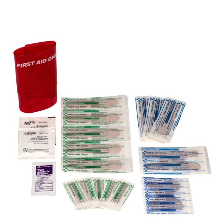 Travel First Aid Kit Trifold Vinyl Case - 18 Piece 1