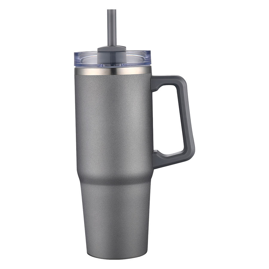 ArticFire 30oz Double-Wall Stainless Steel Tumbler with Handle and Straw 14