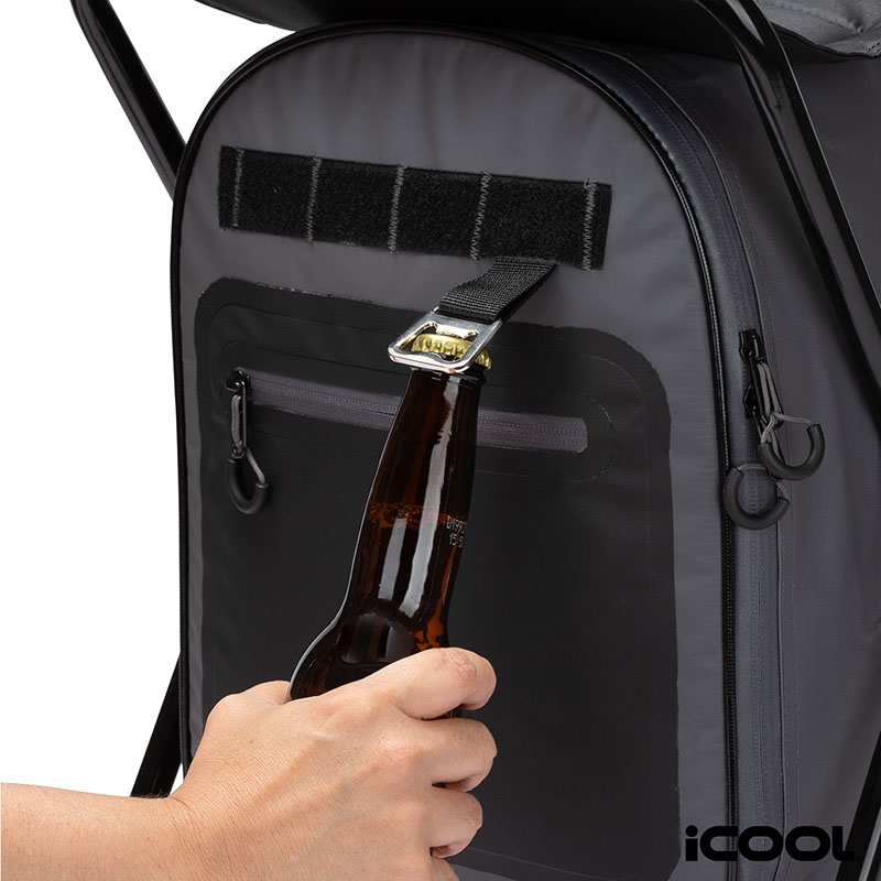 iCOOL® Cape Town 20-Can Capacity Backpack Cooler Chair 11