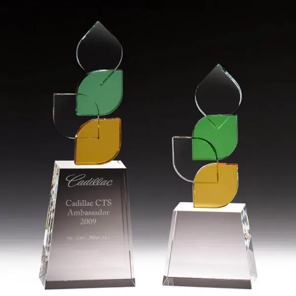 Crystal Amber Green Leaf Awards 2