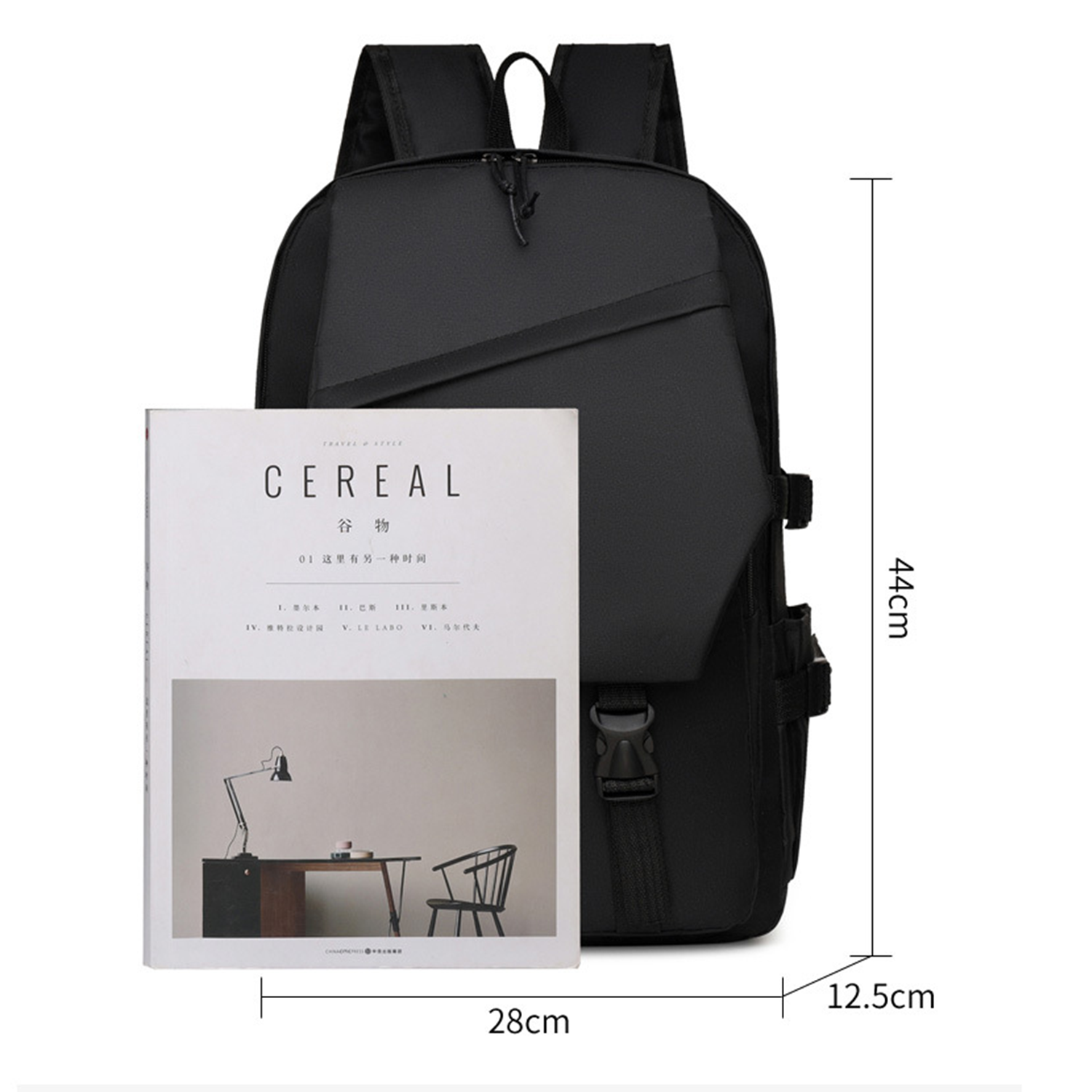 Nylon Large Capacity Backpack for College 2