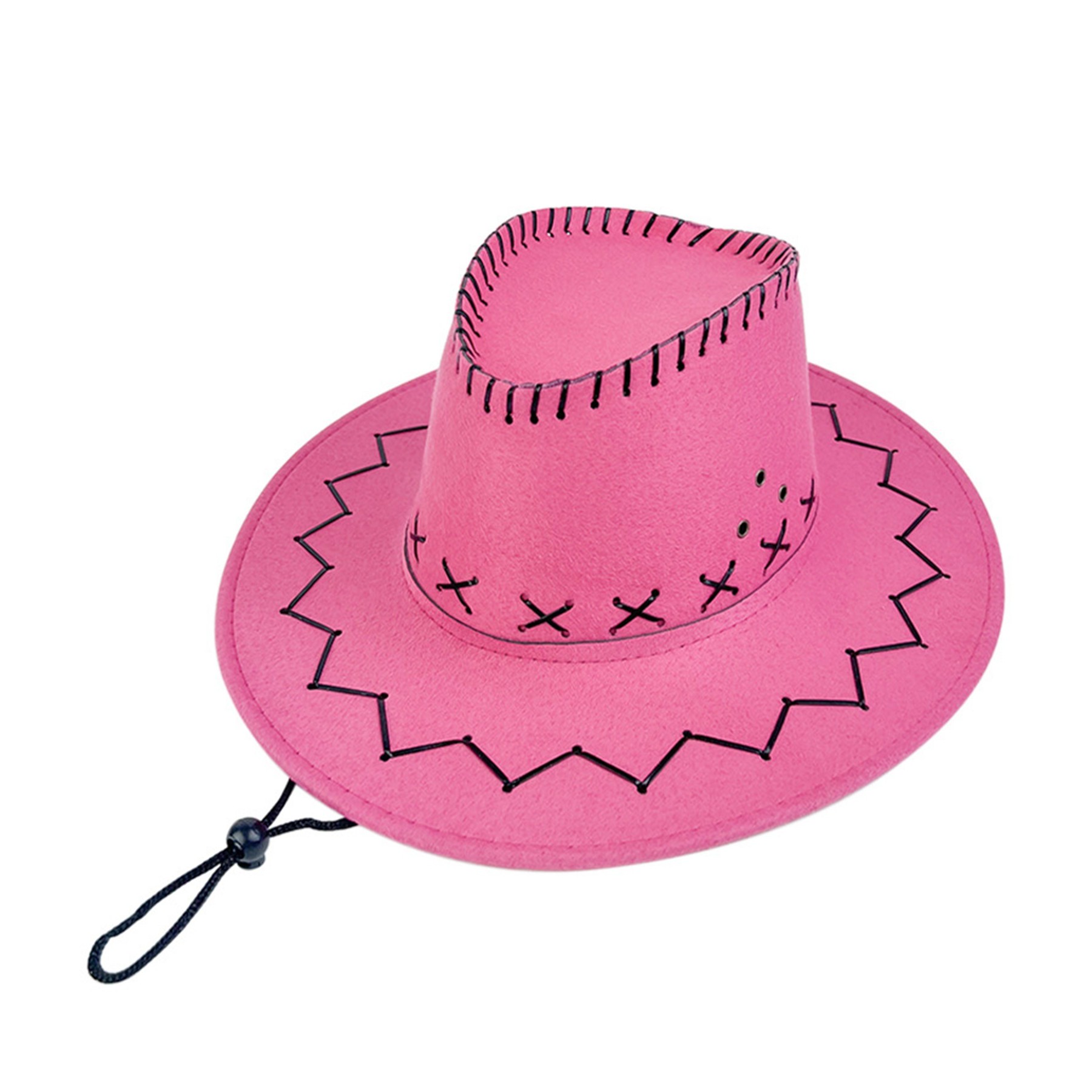 Windproof Cord Western Cowboy Outdoor Hat 10