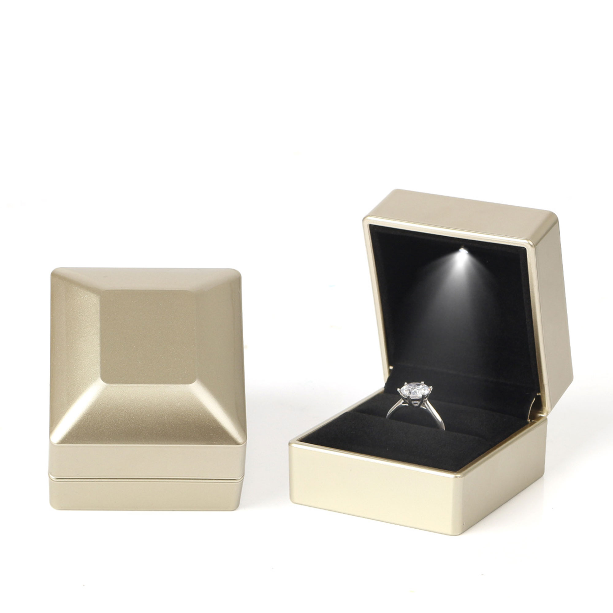 LED Light High-end Jewelry Ring Box 4