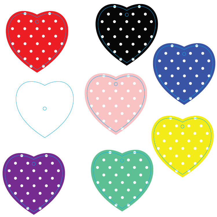 Heart Shape Custom Air Fresheners - Top 10 Scents 3