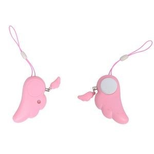 Wings Shaped Safety Alarm Keychain With LED Light And 120DB Panic Sound 11