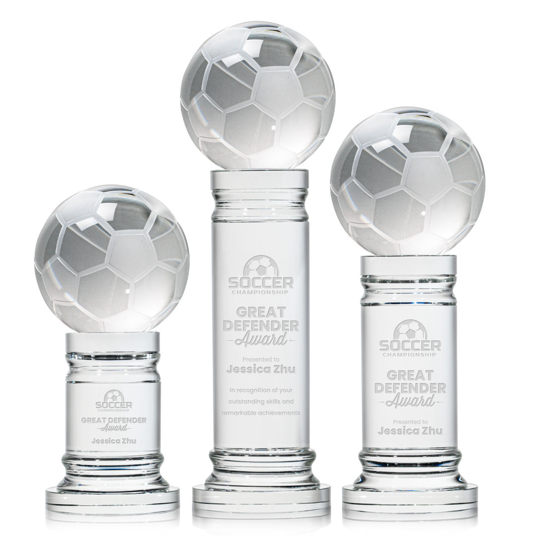 Soccer Ball Award on Colverstone Base