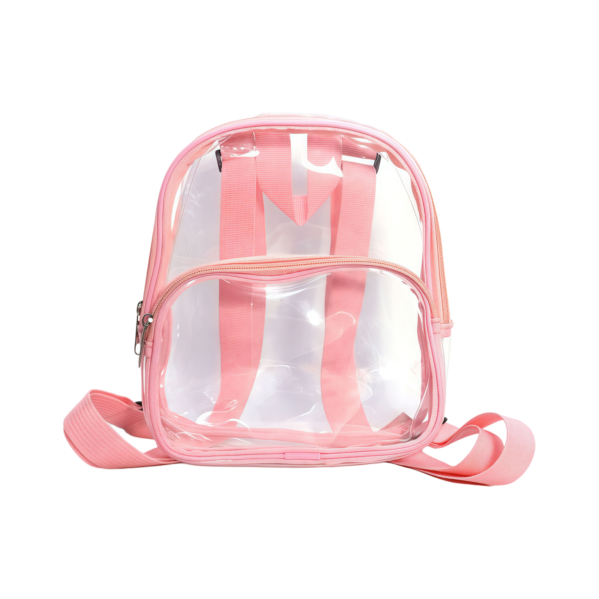 Waterproof Clear PVC Backpack for Sports Travel School Large Capacity Transparent Shoulder Bag 10