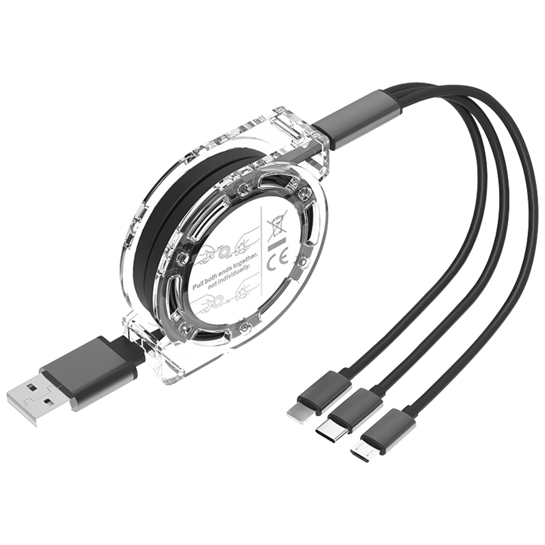 3-in-1 Multi Device Charger and USB Charging Cable 8