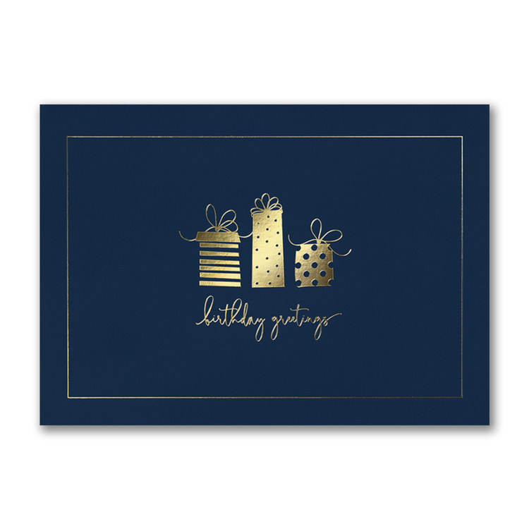 Simple Packages Birthday Card 1