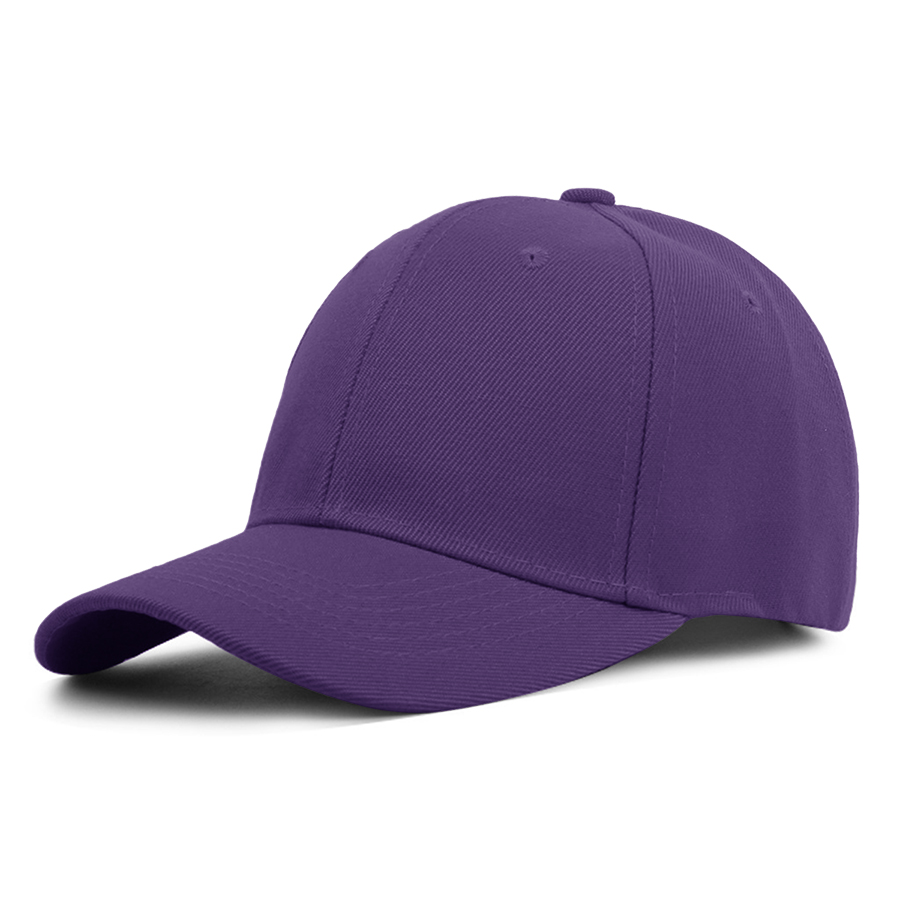 Stock Solid Color Polyester 6-Panel Cap 35