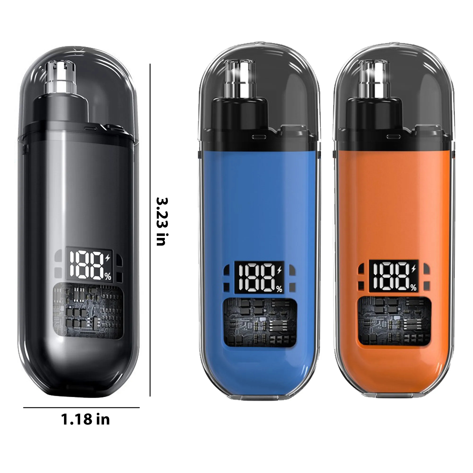 Rechargeable Hair Trimmer With Battery Indicator 7