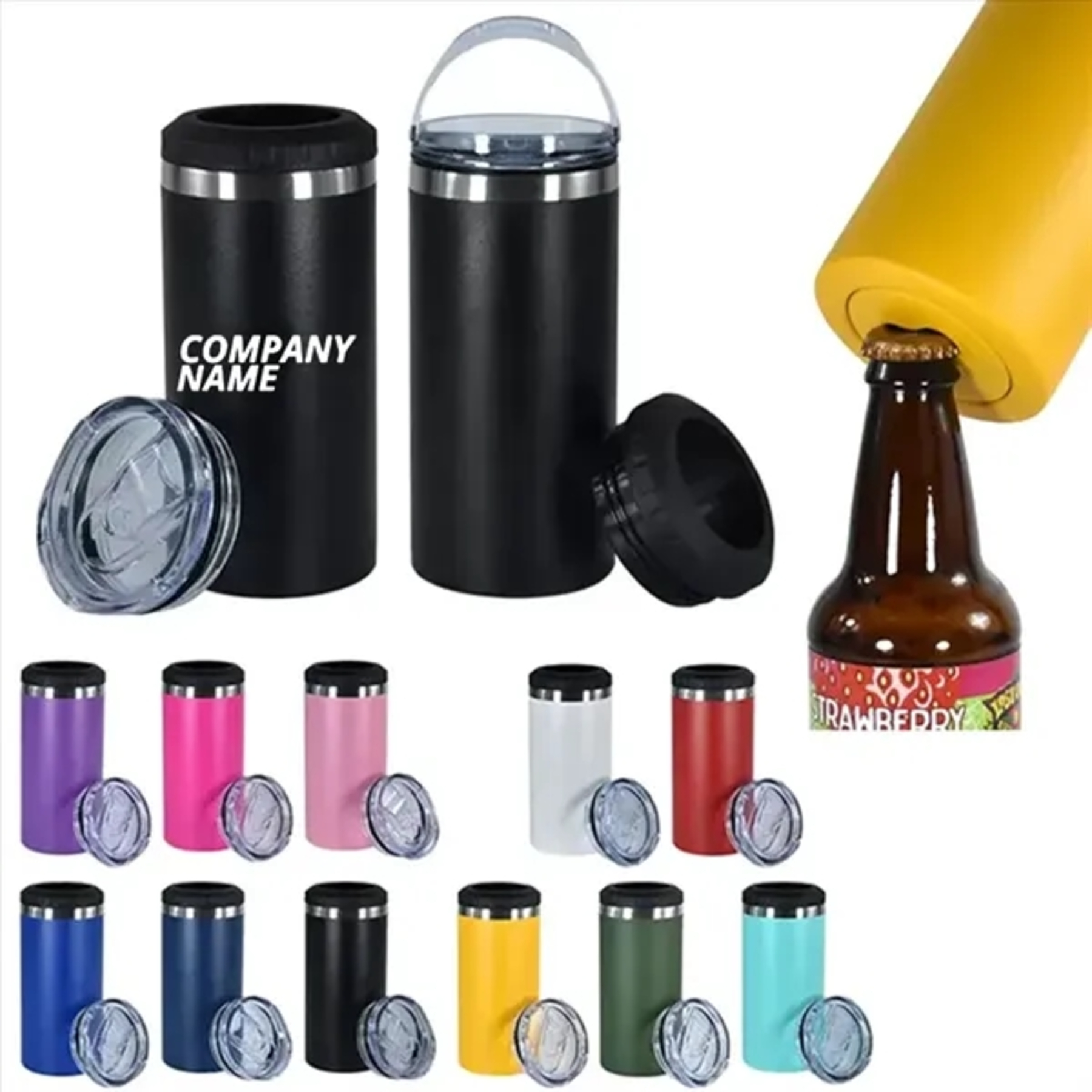 16oz 4 in 1 Tumbler with Bottle Opener
2