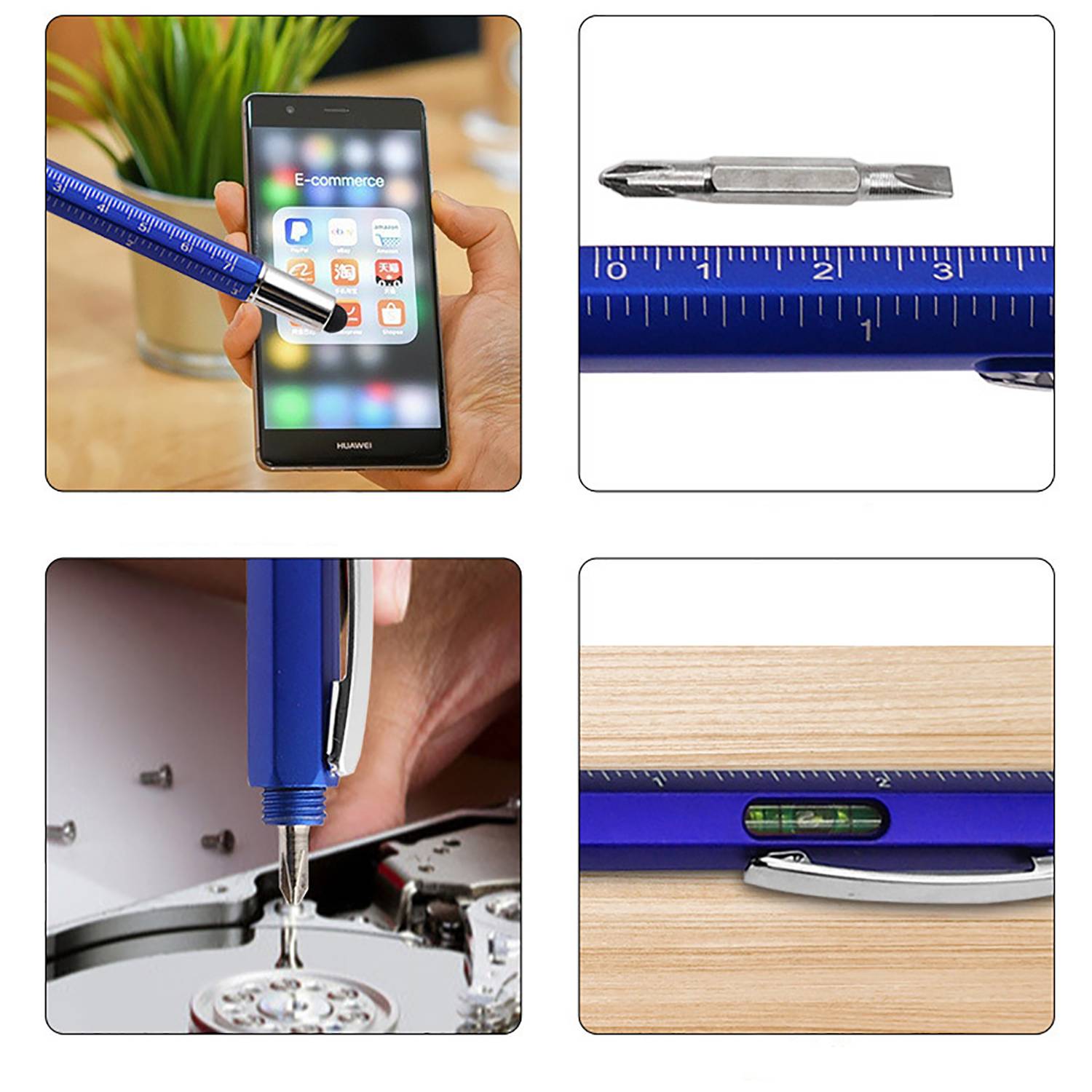 6-in-1 Multitool Pen with Screwdriver and Ruler 5