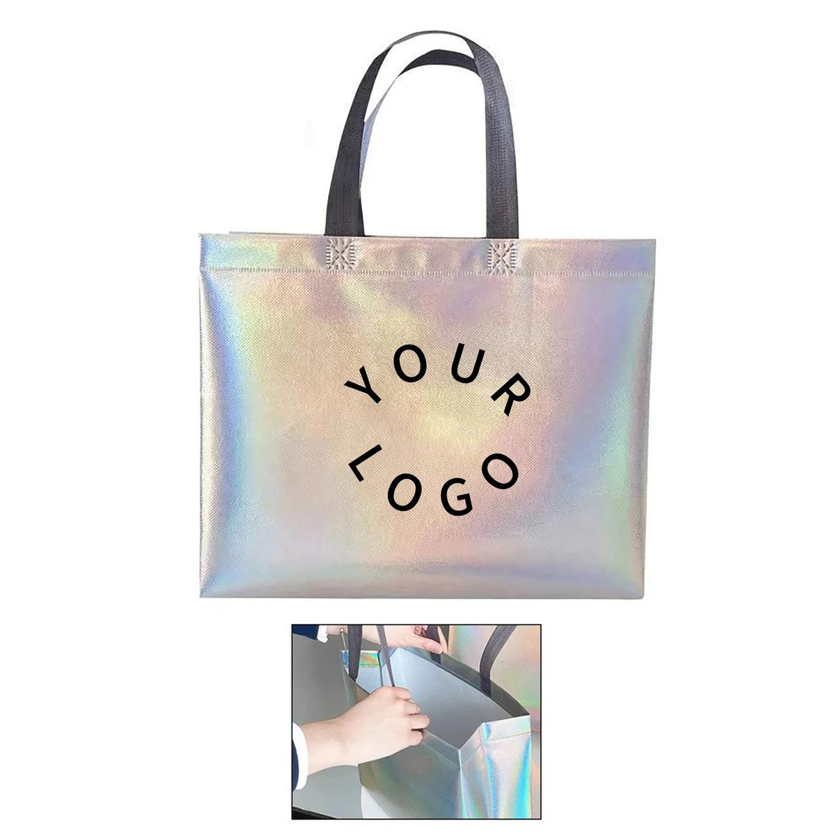 Sparkling Non Woven Tote for Party or Shopping Use 5