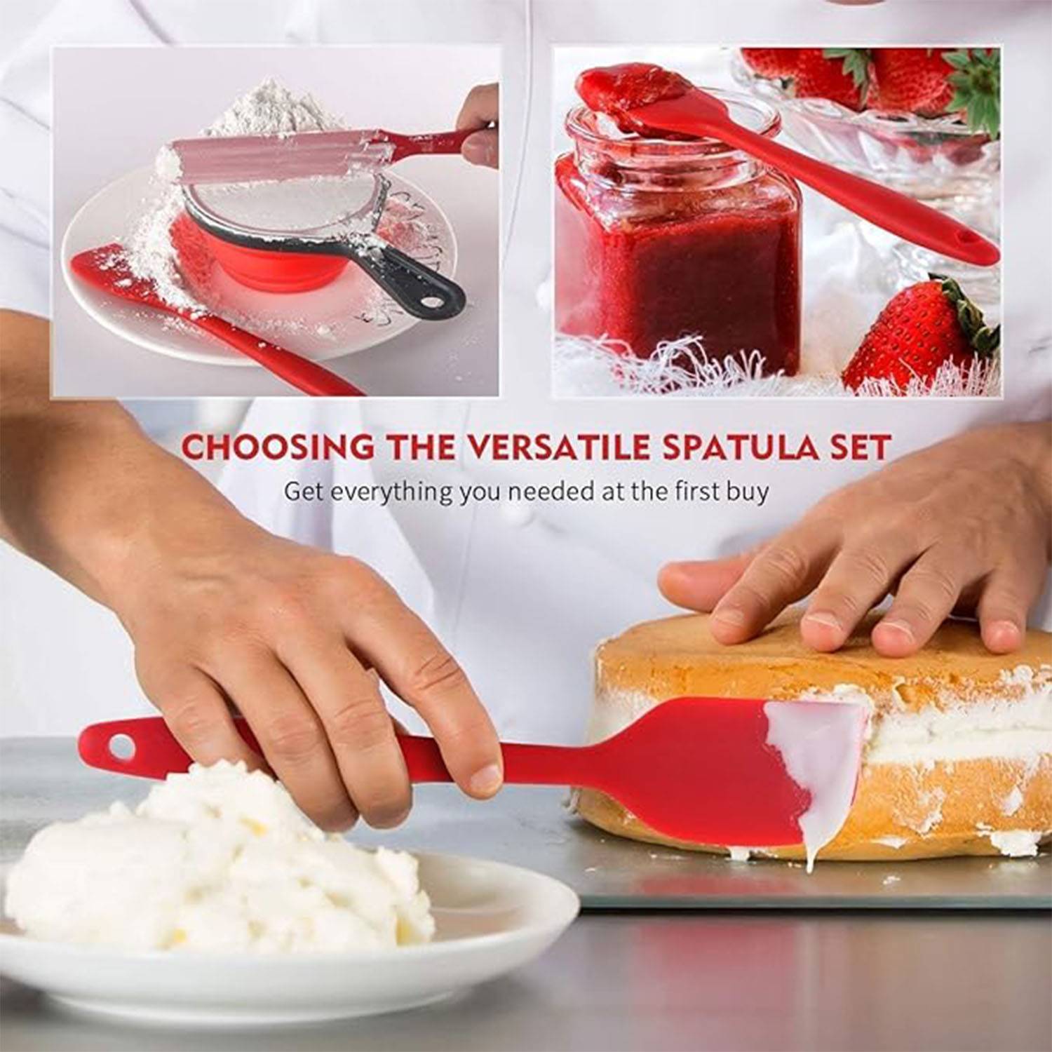 4 Piece Silicone Cooking Utensil Set 1