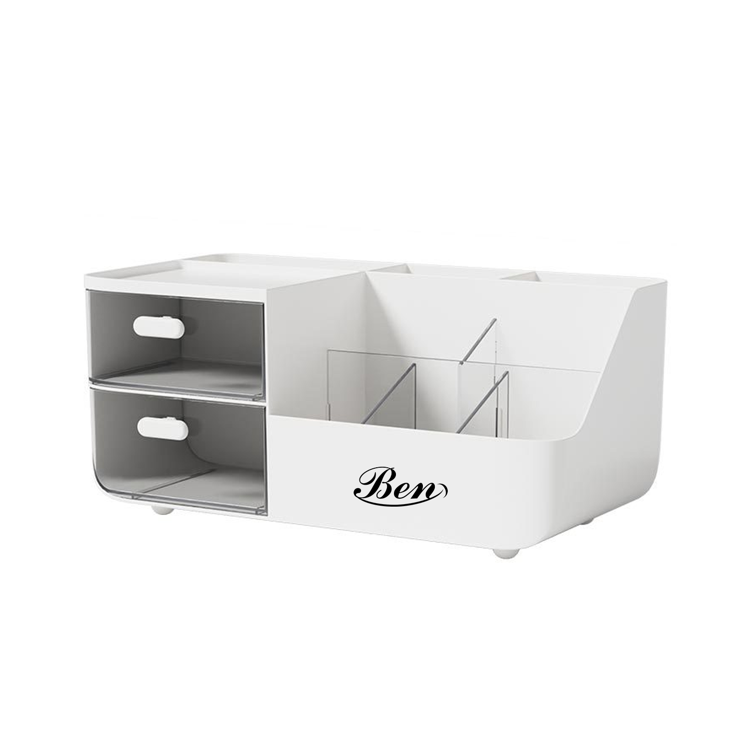 Drawer-style PP Desktop Desk Organizer W/Pen Holder 6