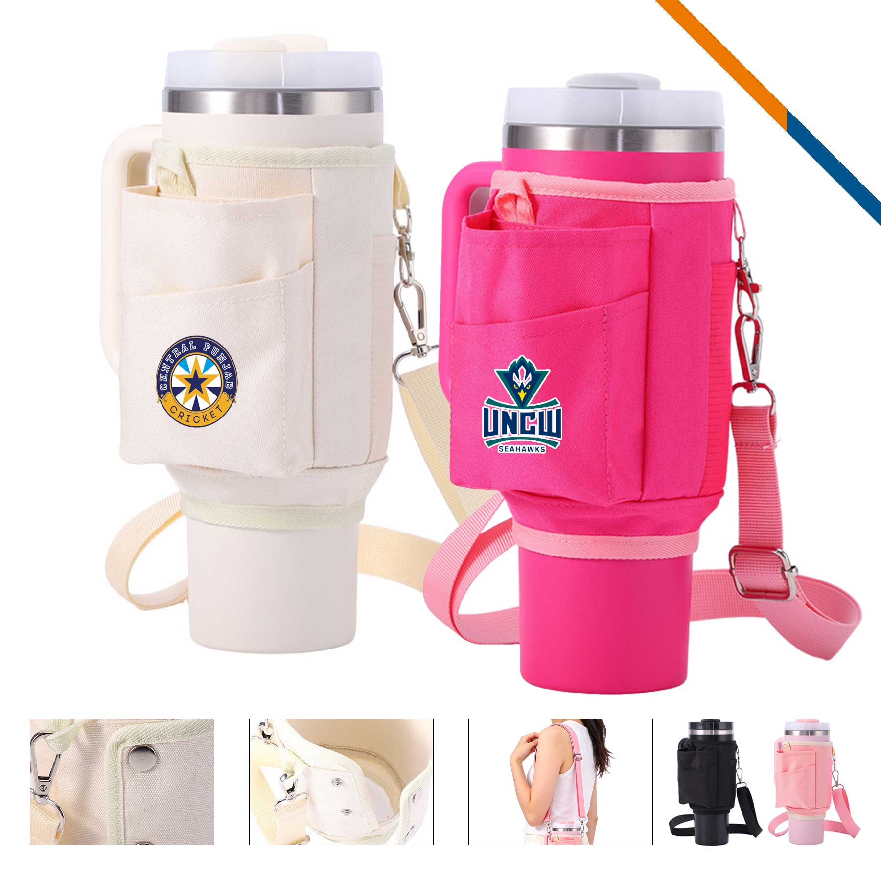 GuardSip Recycled Polyester Water Bottle Pouch 2