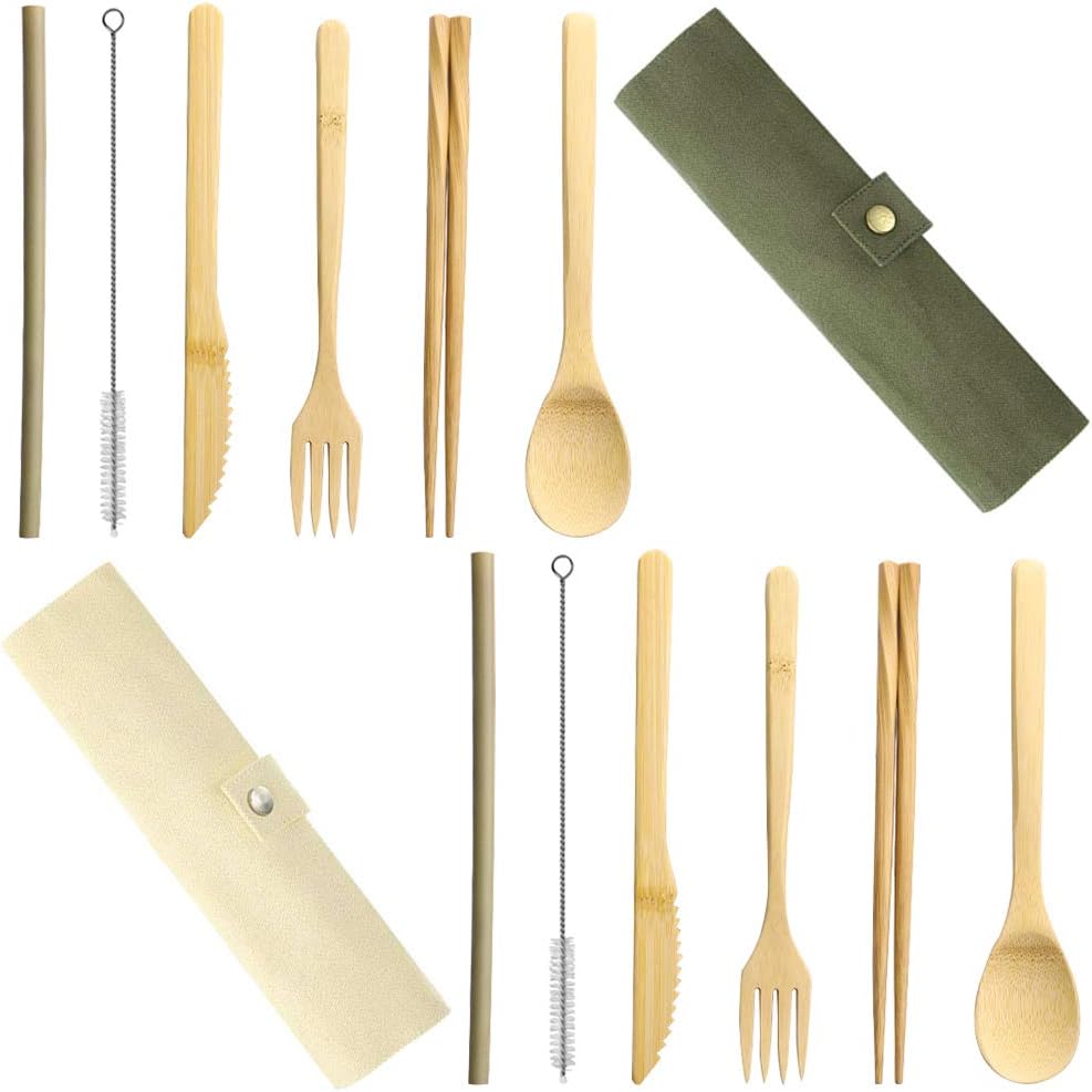 Bamboo Utensils Set 4