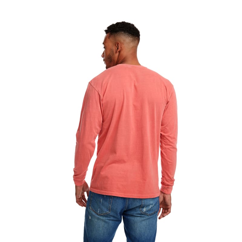 Next Level Apparel Adult Inspired Dye Long-Sleeve Crew With Pocket 2