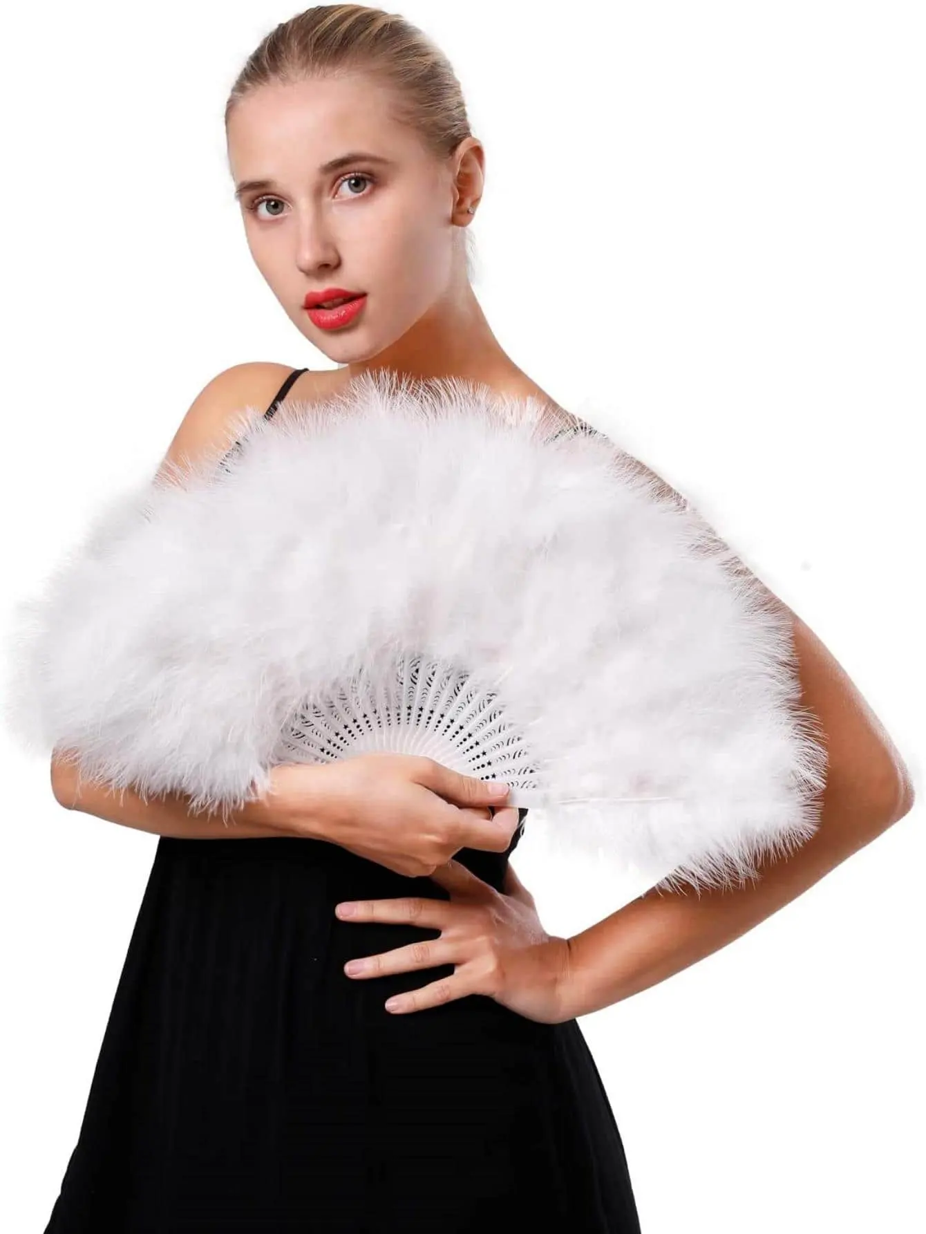 Vintage Folding Flapper Hand Fan 3