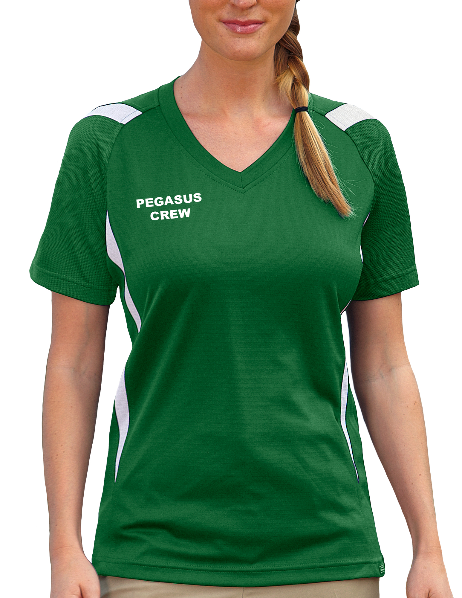 Ladies' Pegasus Crew Ottoman Tee Shirt 6