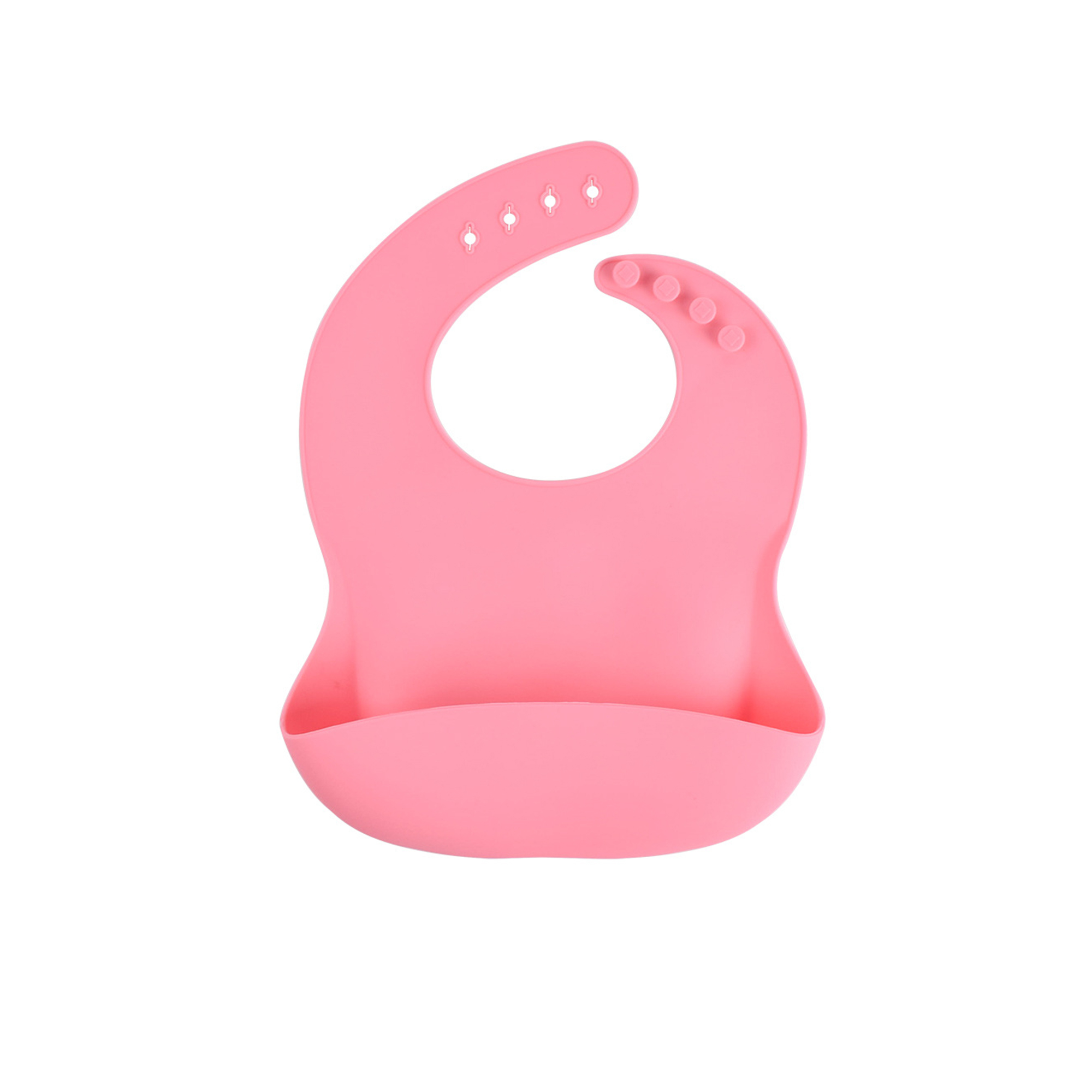 Soft Food Grade Silicone Baby Bib Adjustable 22