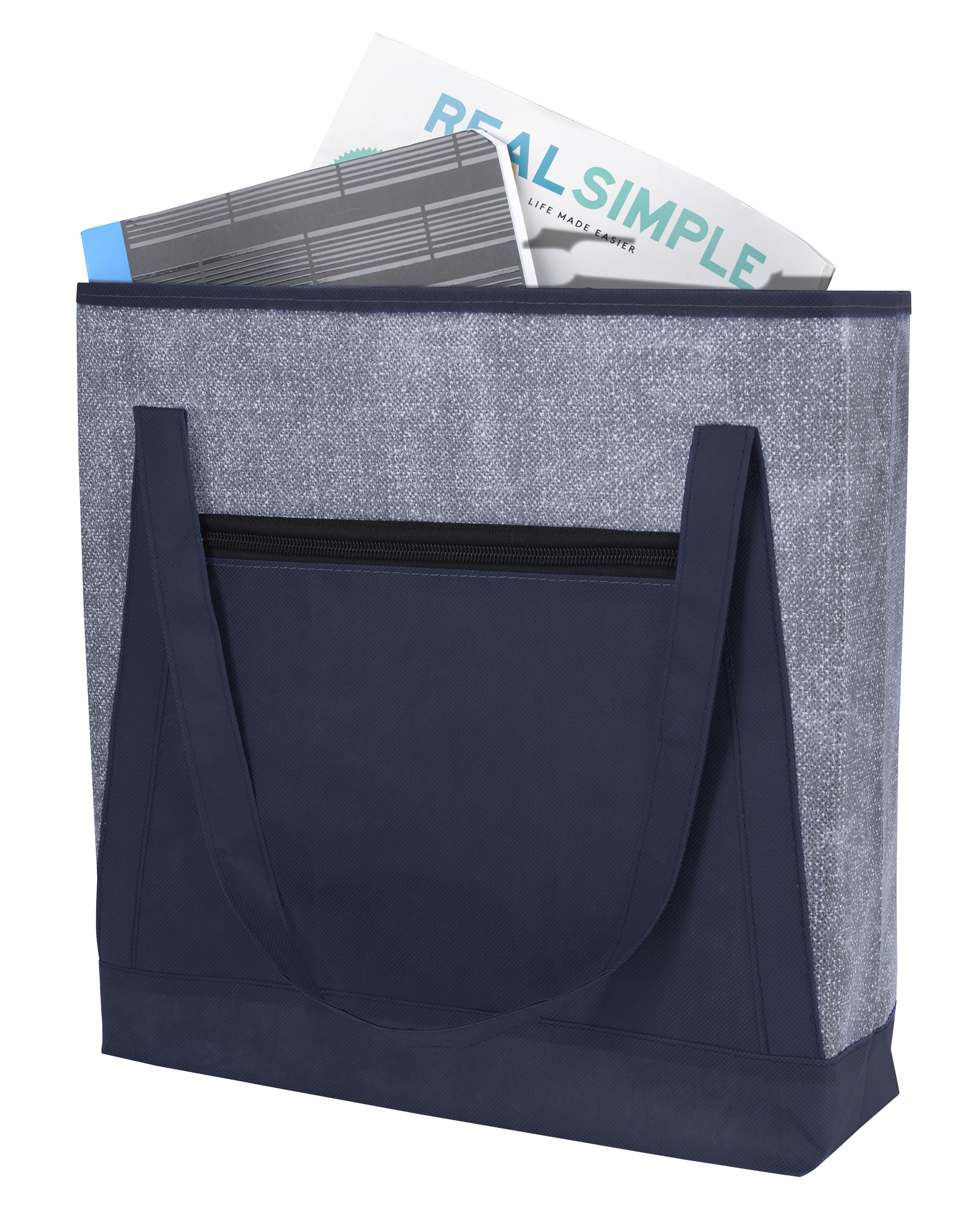 Good Value™ Heathered RPET Non-Woven Tote 13