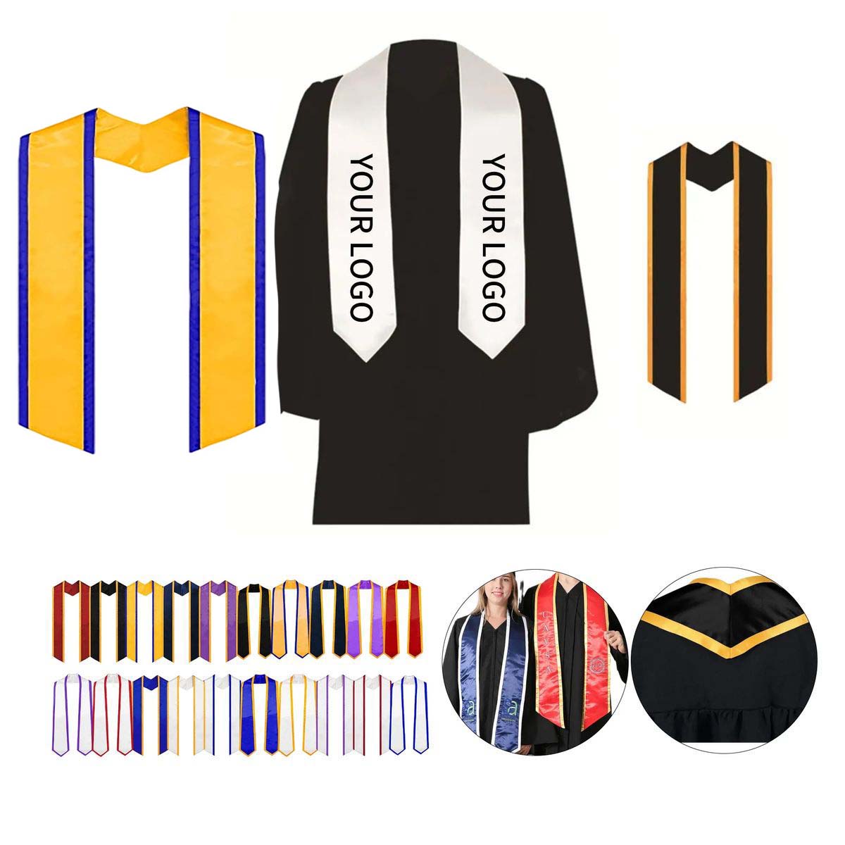 Graduation Polyester Sash 72 Inch Long 1