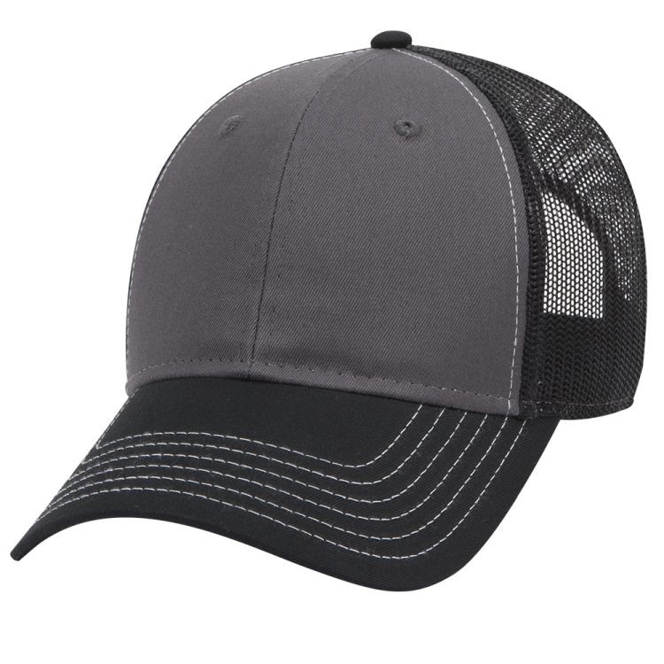 OTTO CAP® 6 Panel Low Profile Mesh Back Trucker Hat 152