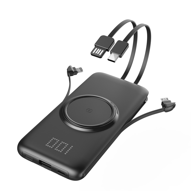 Foldable 10000mAh Type-C Magnetic Wireless Power Bank 2