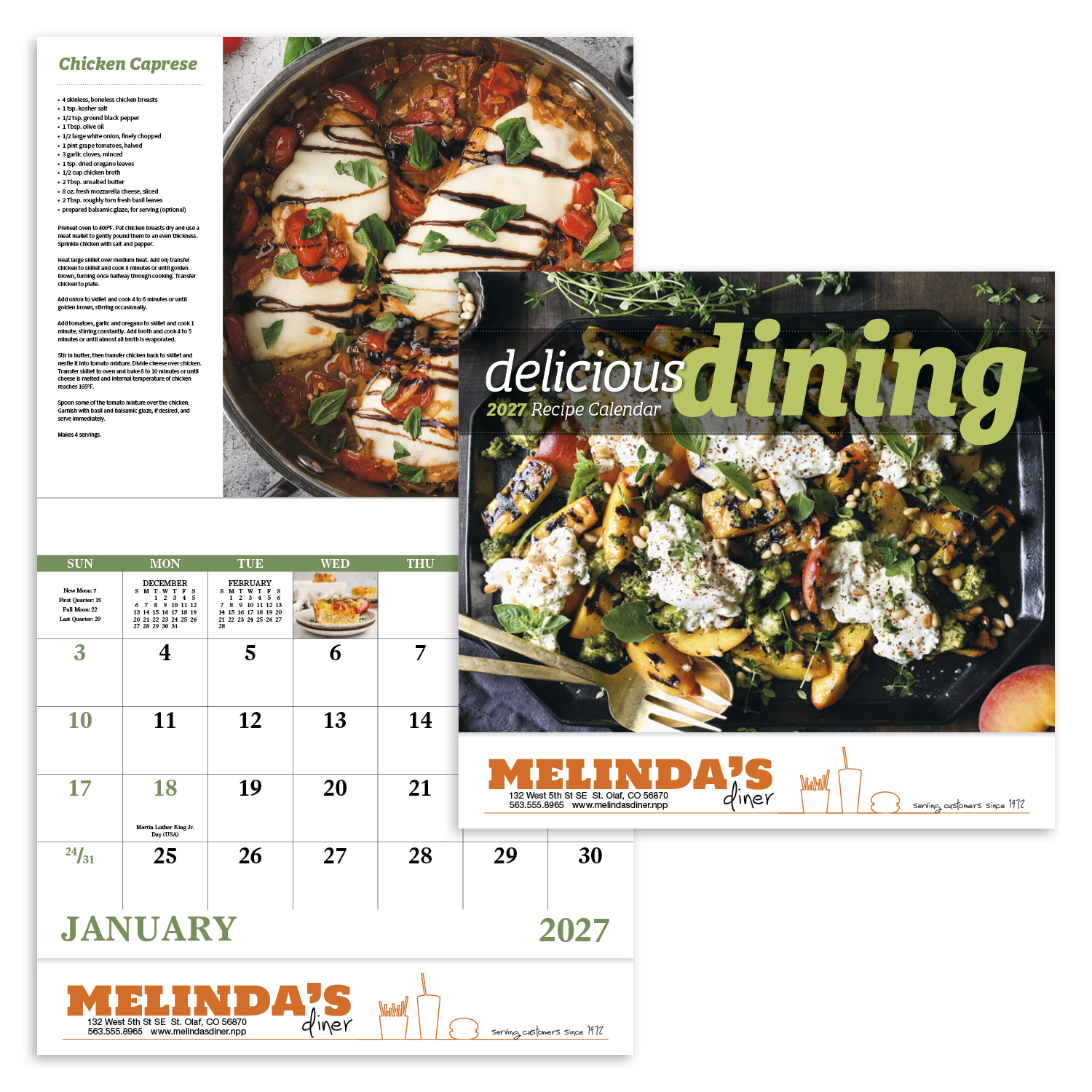 Good Value™ Delicious Dining - Stapled Calendar 19