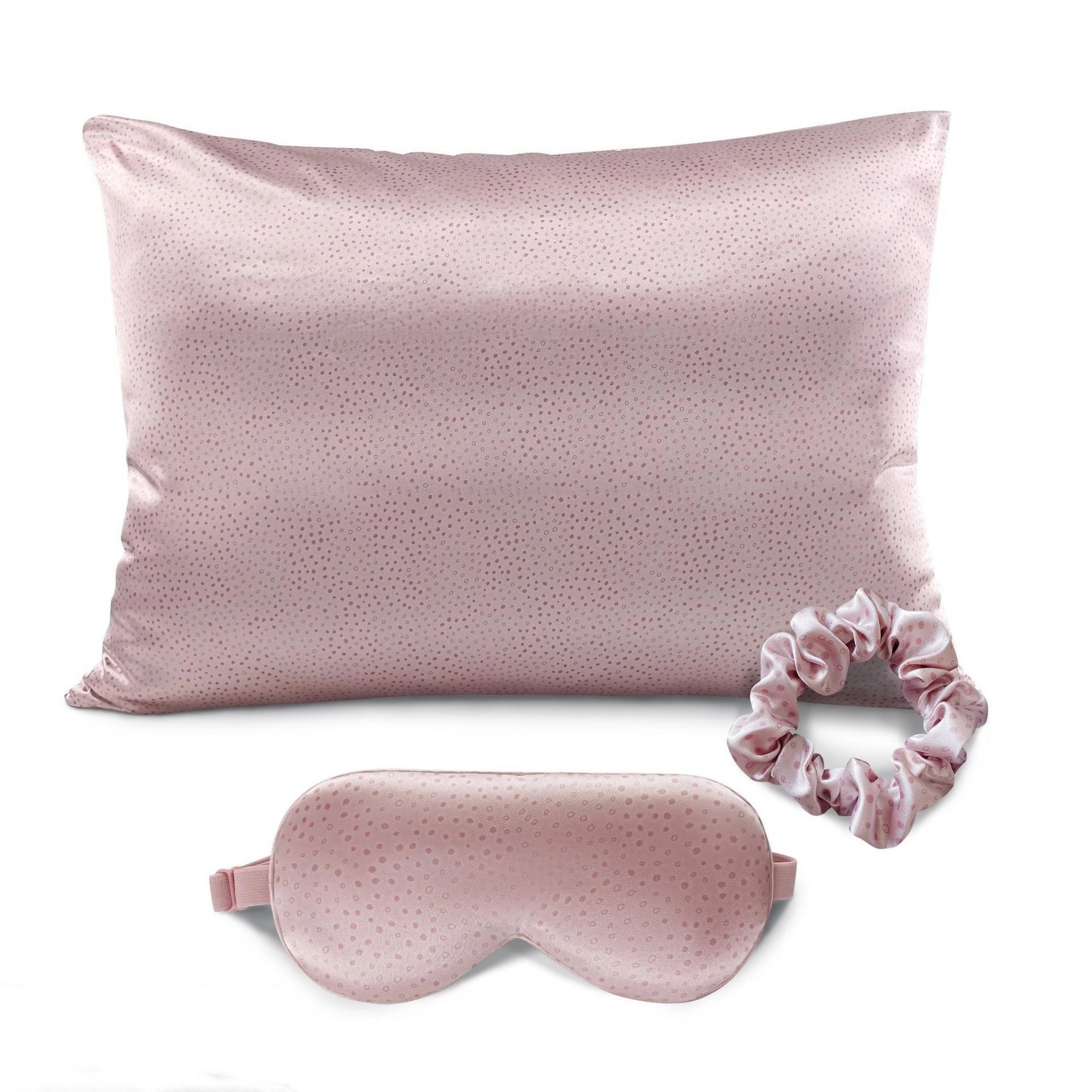 Silky Satin Pillow Covers with Hidden Zipper Set of 3 3