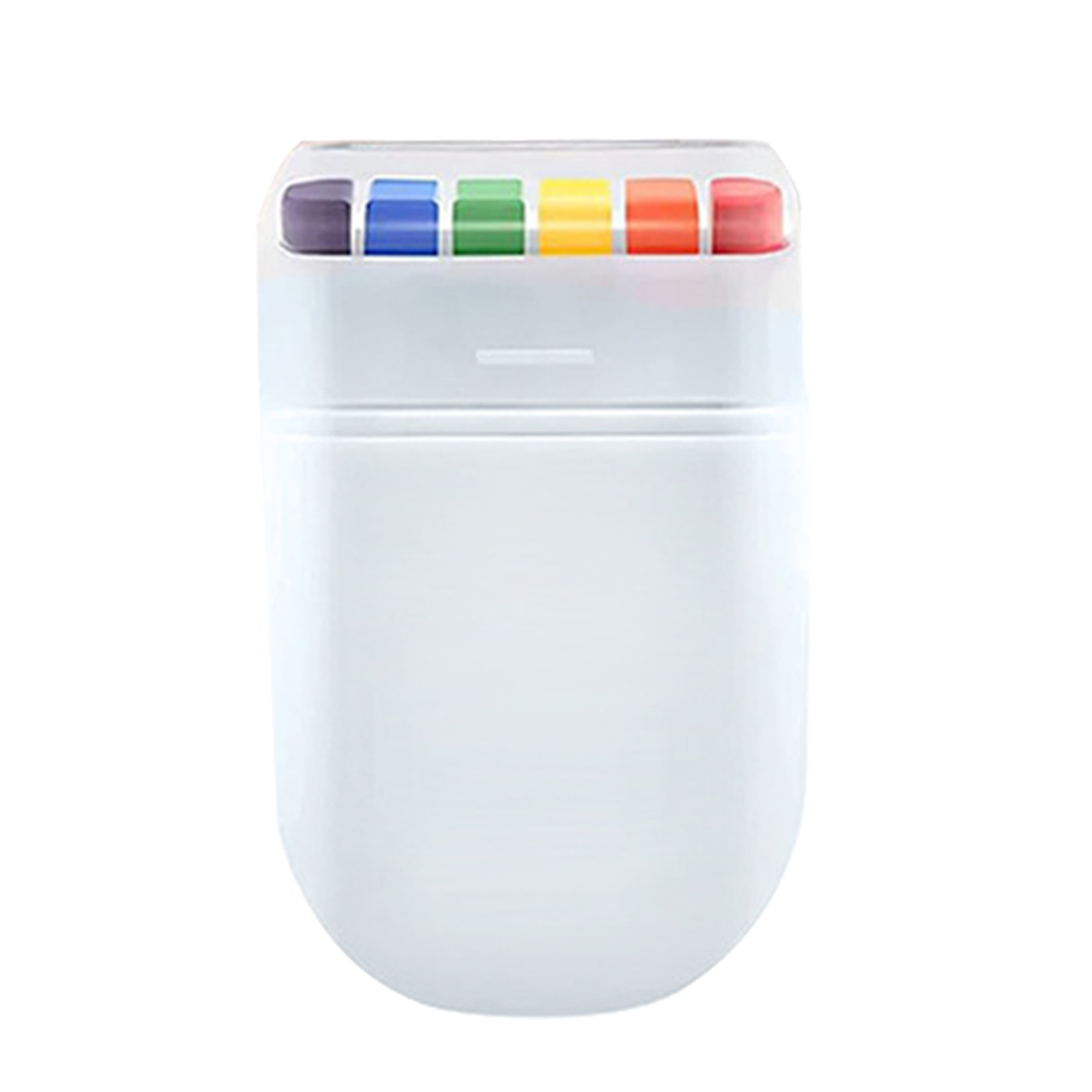 6-Color Rainbow Face Crayon Kit 6