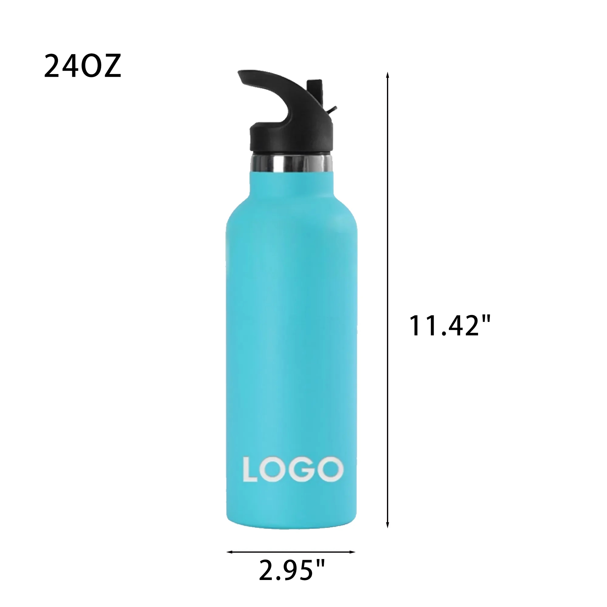 24Oz 304 Stainless Steel Vacuum Outdoor Sports Thermos Cup 2