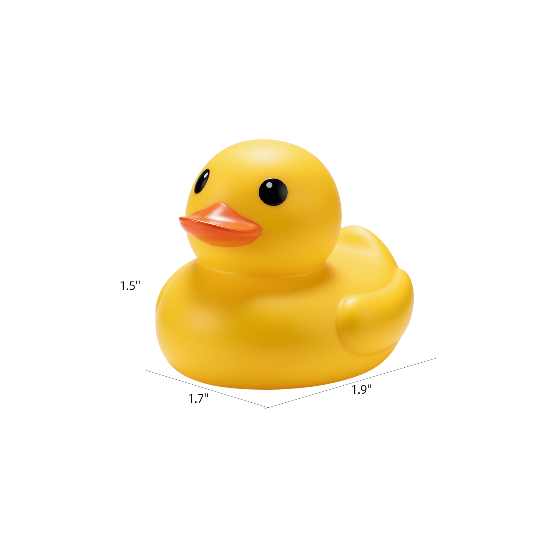 2'' Rubber Ducks Bath Toy 7