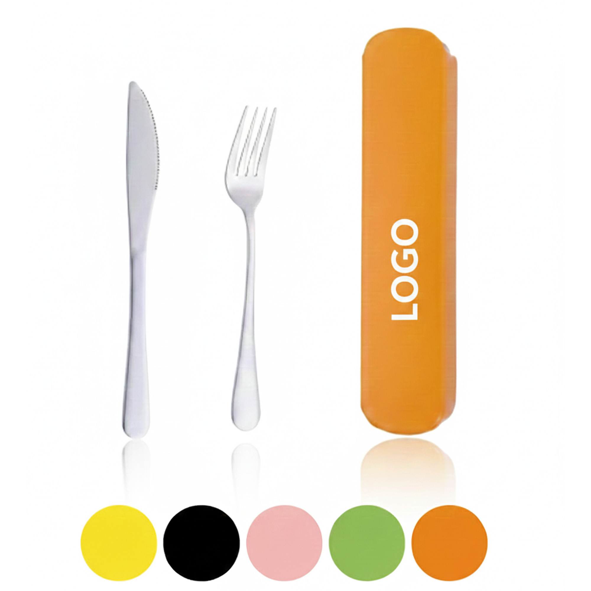 Portable Stainless Steel Knife And Fork Cutlery Set 2