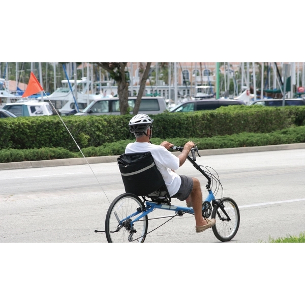 Semi-Stock Blanks Bike Flags - 9mil Poly 12" x 18" 2