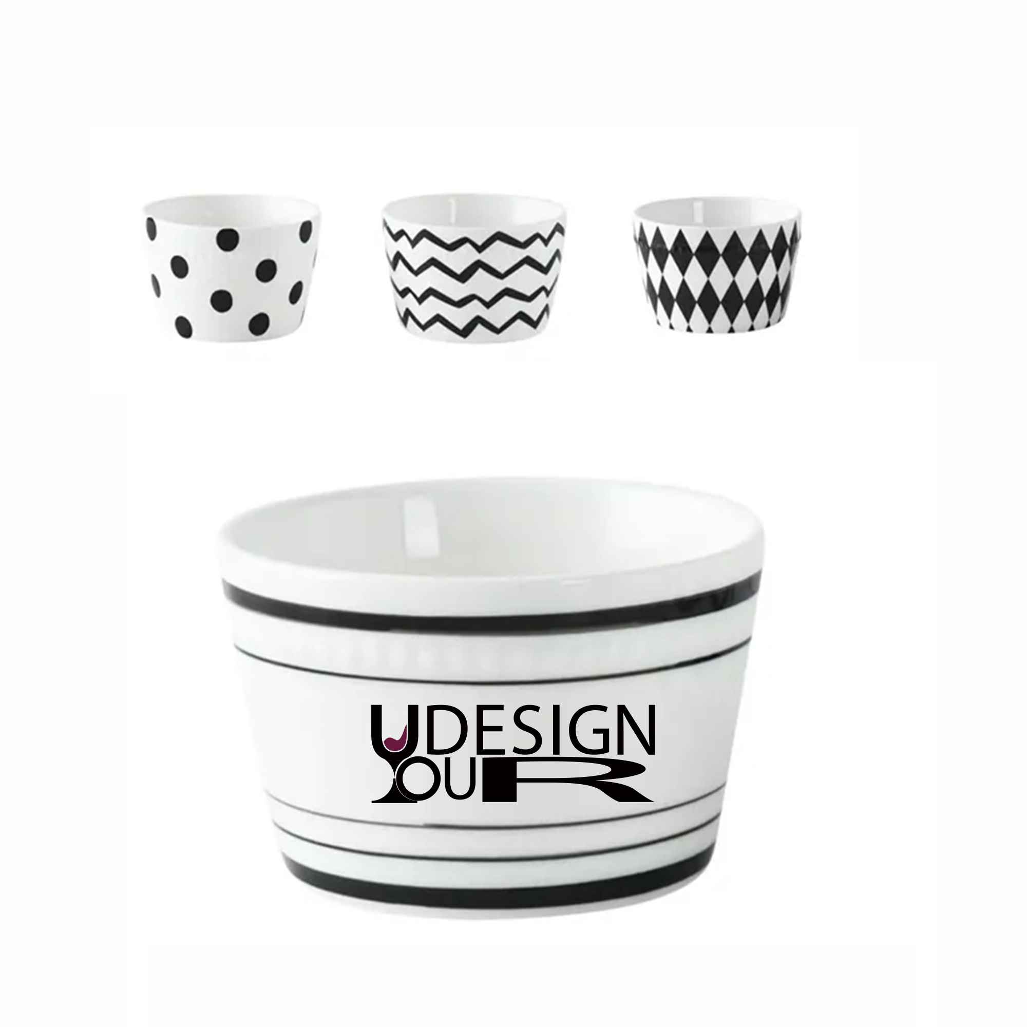 10oz Custom Ceramic Bowl MOQ 10pcs 2