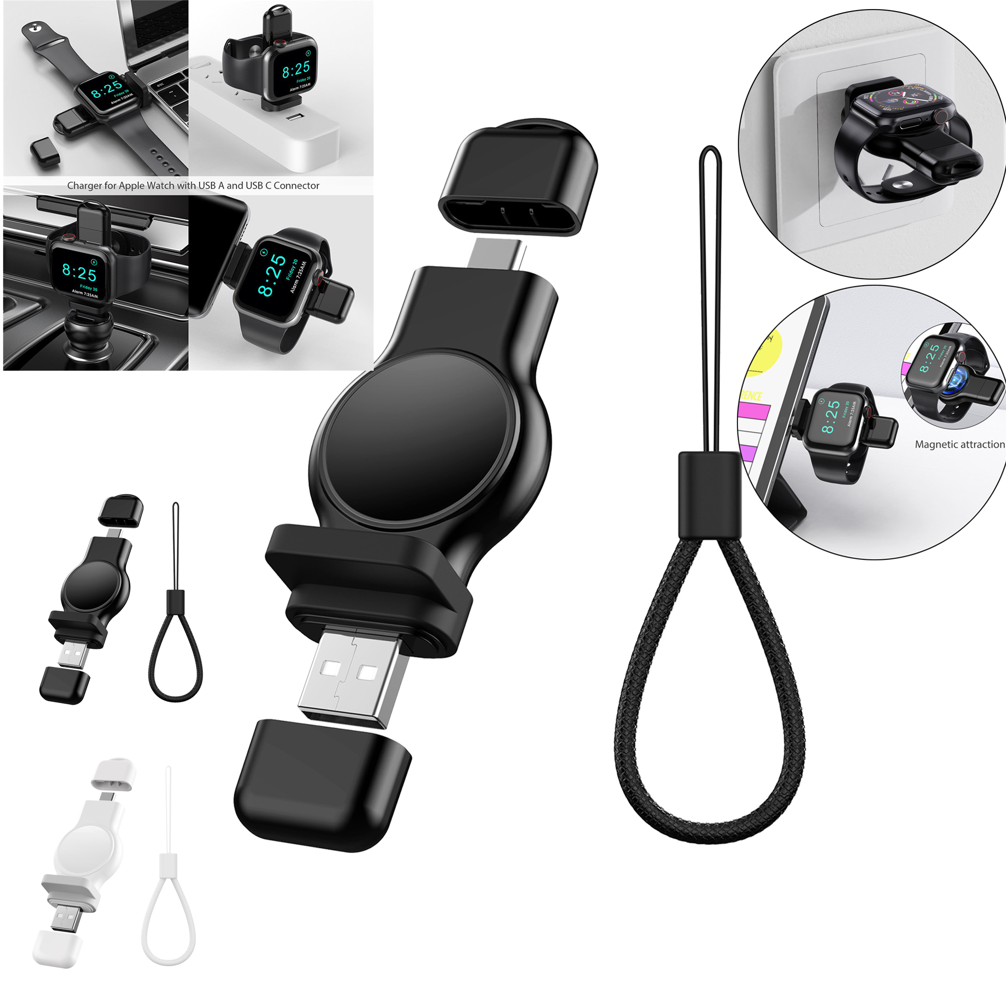 Dual Function Magnetic Wireless Charger for Smartwatch 2