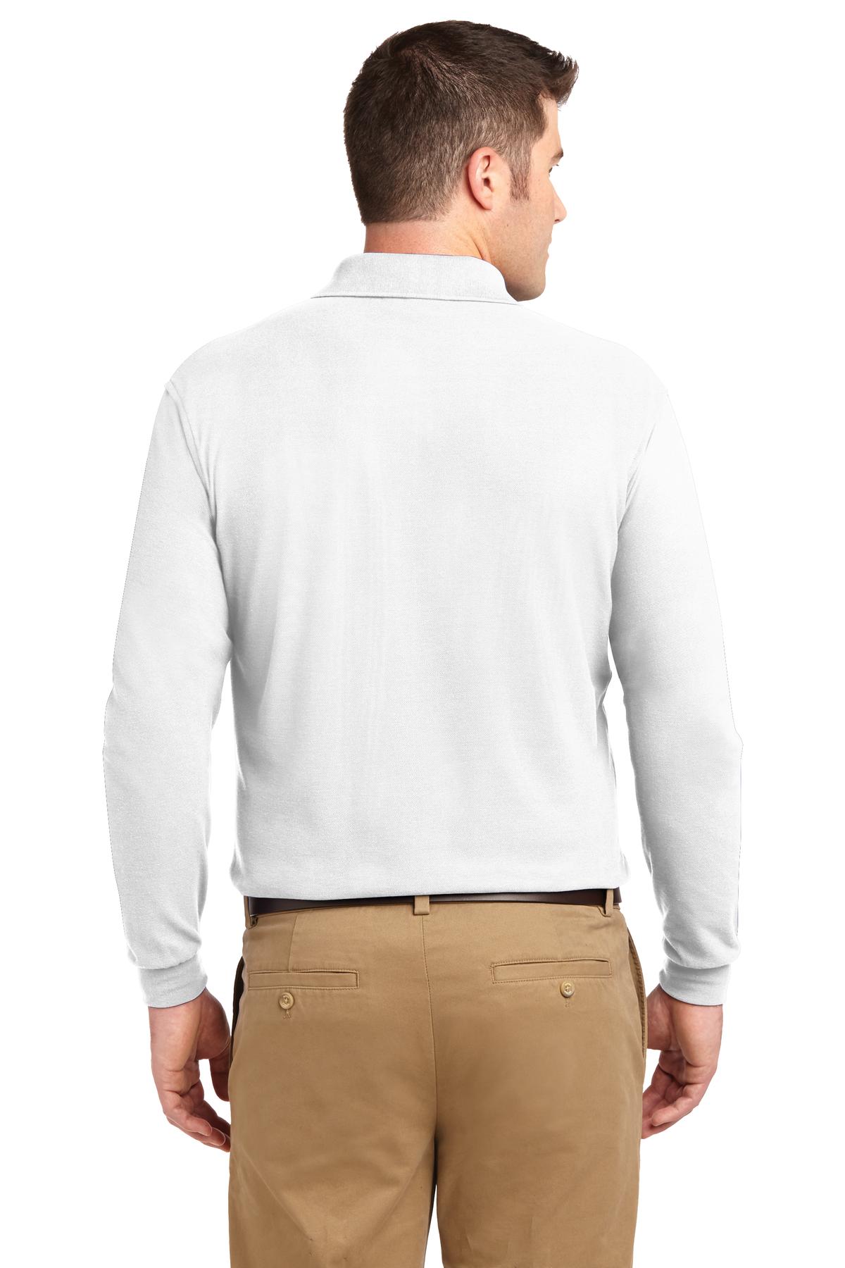 Port Authority Silk Touch Long Sleeve Polo. K500LS 12