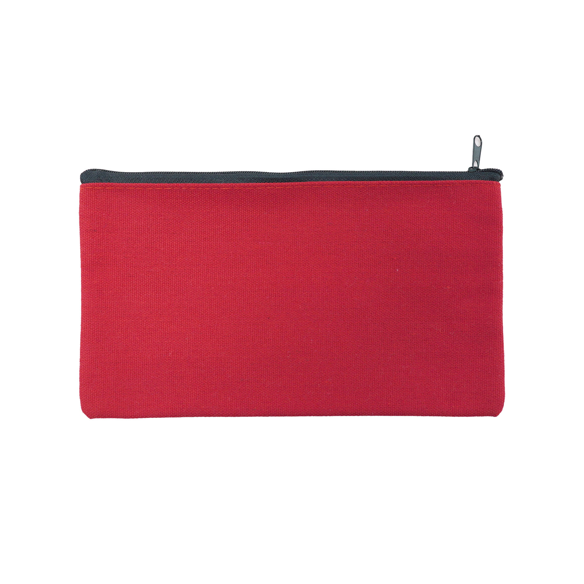 7.9" x 4.7" Canvas Zipper Pouch Pencil Makeup Coin Bag 5
