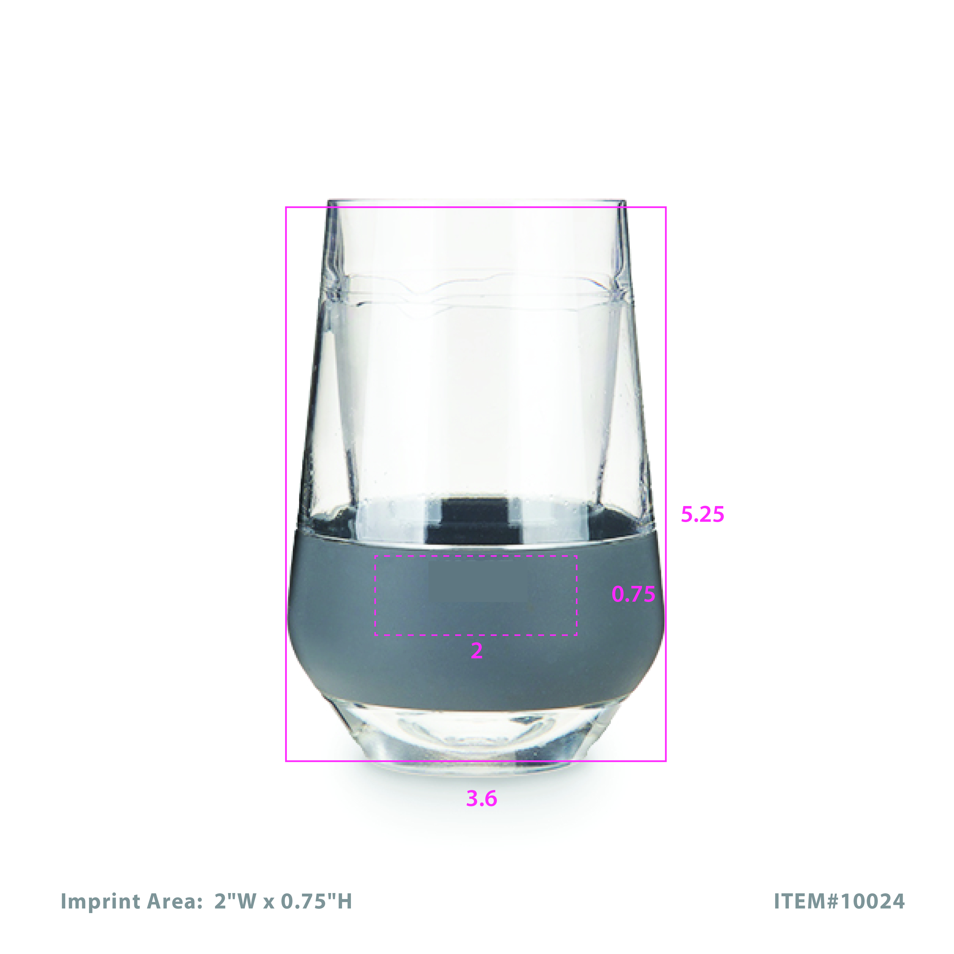 HOST® Clear Wine FREEZE™ XL Cup, set of 2 9