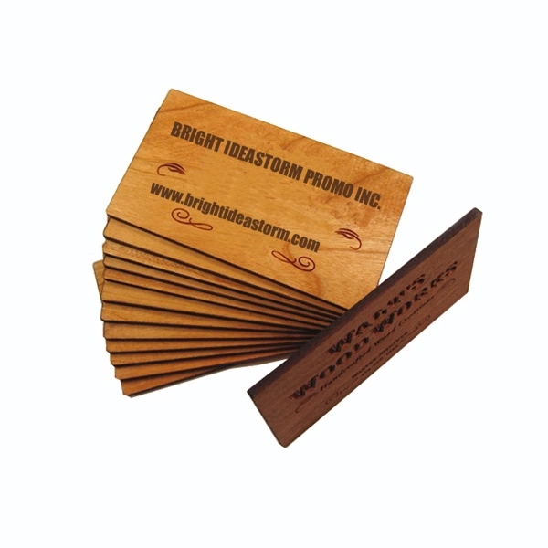 Custom Wooden Name Card 2