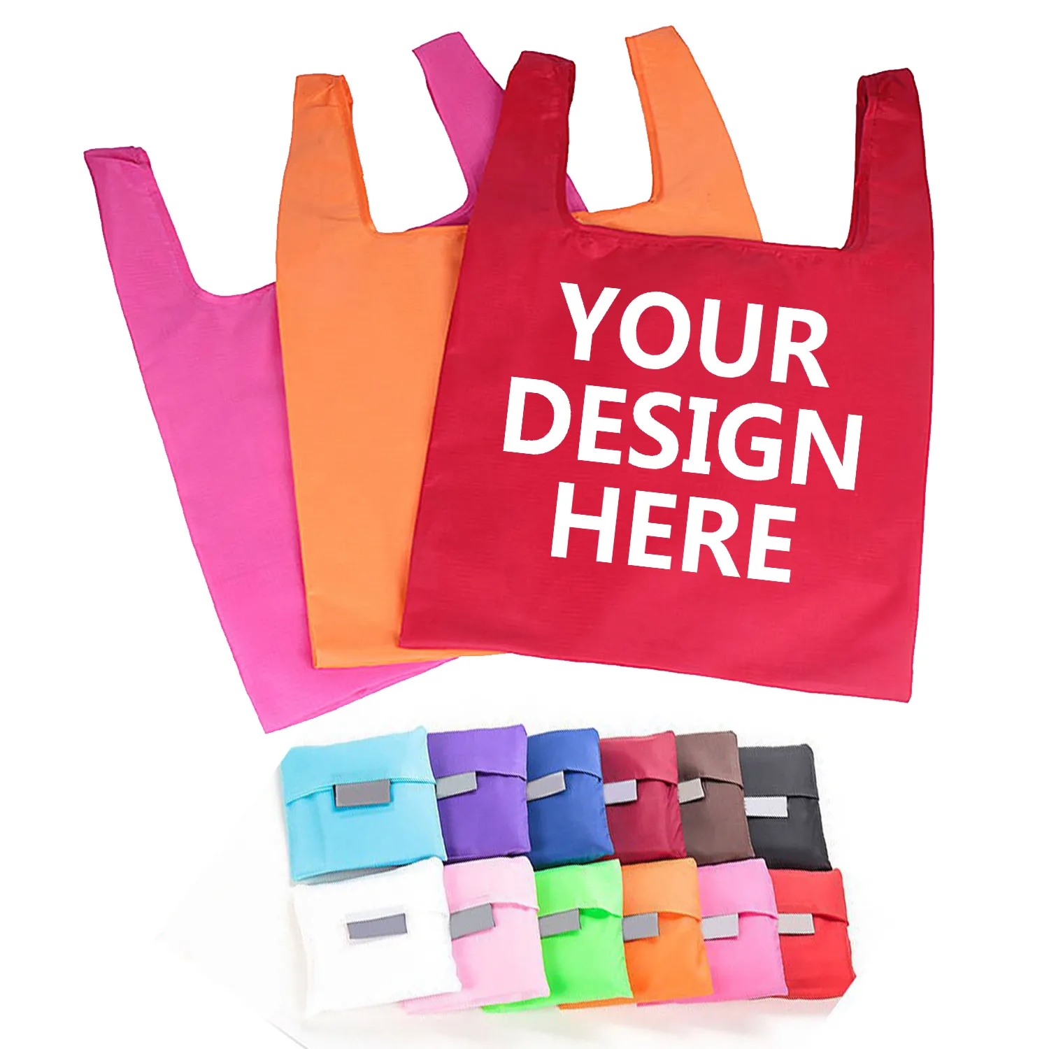 MOQ10 Eco Folding Shopping Bag 1